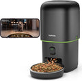 Automatic Cat Feeder, 3L Cat Food Dispenser with Anti-Jam Design, Over 180-day Battery Life, 1-6 Meals Per Day with Stainless Steel Cat Bowl, Keep Dry Food Fresh, Timed Pet Feeder Also for Small Dog