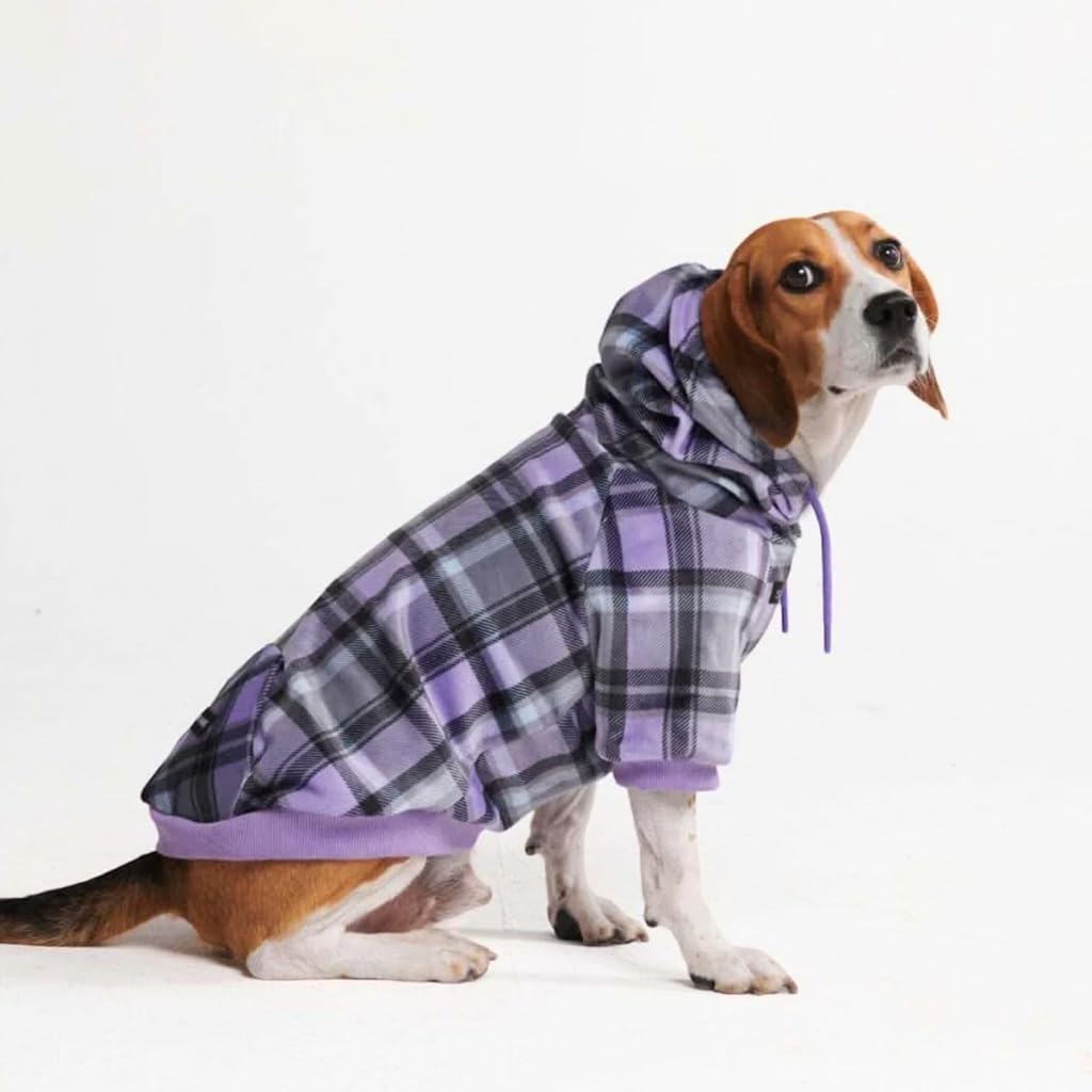 Spark Paws Dog Hoodie – Premium Dog Sweater for Small, Medium, and Large Dogs | Warm Outfits for French Bulldogs, Pitbull, Puppy, Winter Jacket Alternative - Slate Blue - XL