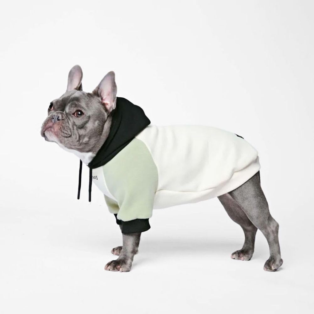 Spark Paws Dog Hoodie – Premium Dog Sweater for Small, Medium, and Large Dogs | Warm Outfits for French Bulldogs, Pitbull, Puppy, Winter Jacket Alternative - Alpine - L