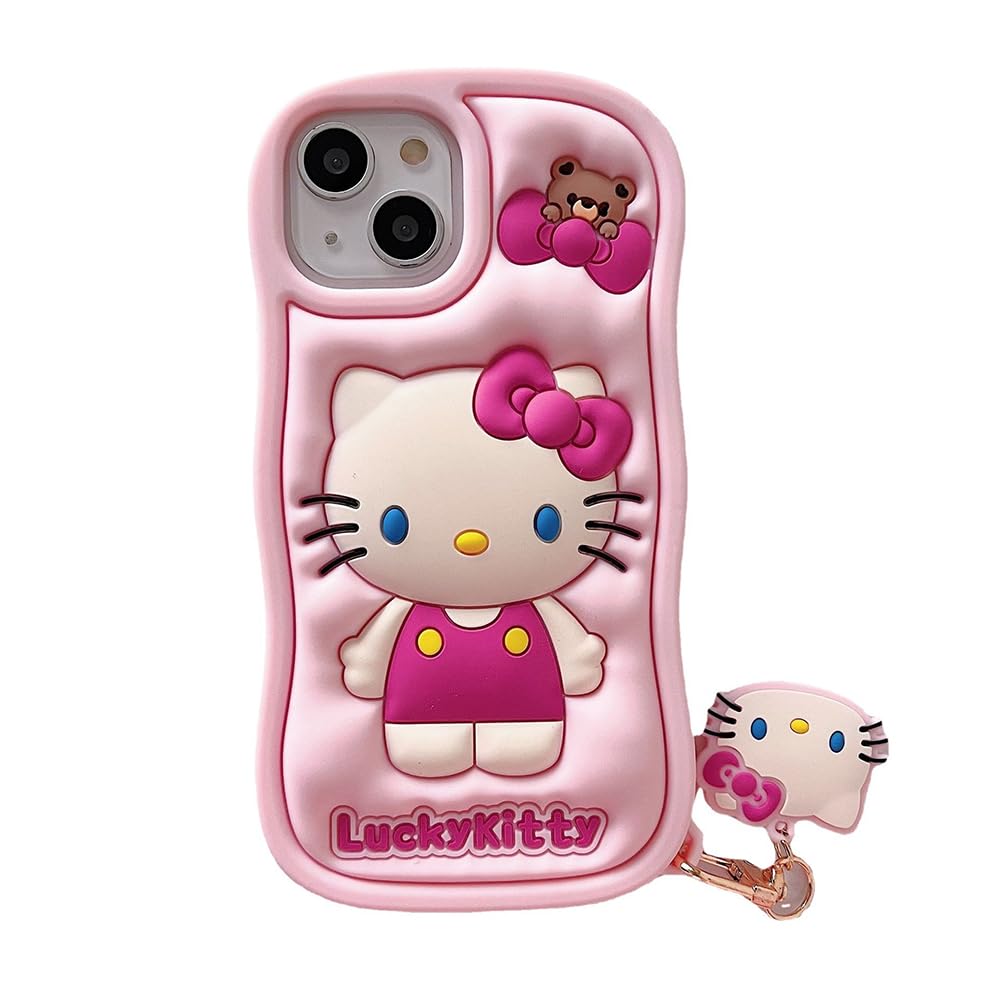 Cartoon Cute Kitty Phone for iPhone 13/14 Case