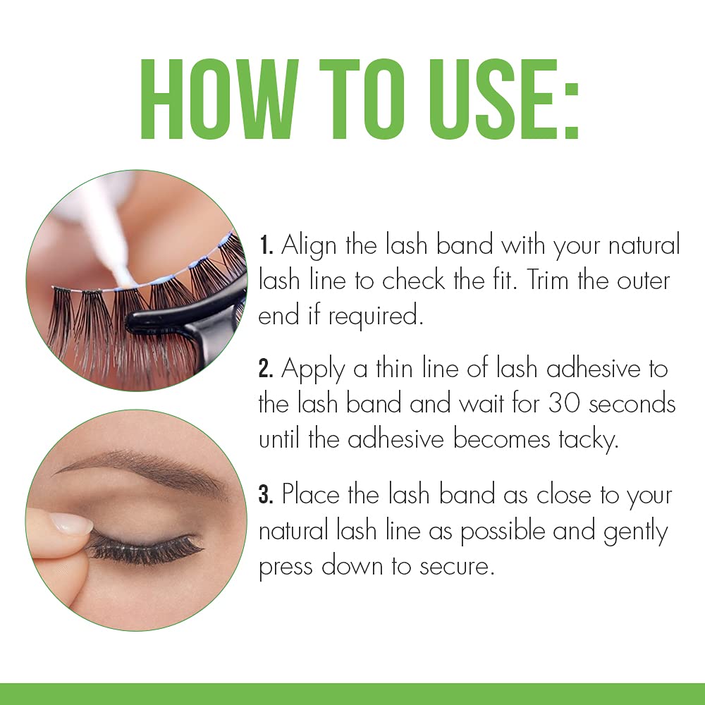 DUO Brush-On Clear Lash Glue, Strip Eyelash Adhesive for Clusters, 2 Pack | Infused with Vitamins A, C & E, Waterproof Eyelash Glue, Long Lasting, Quick Drying, Hypoallergenic, Latex-Free