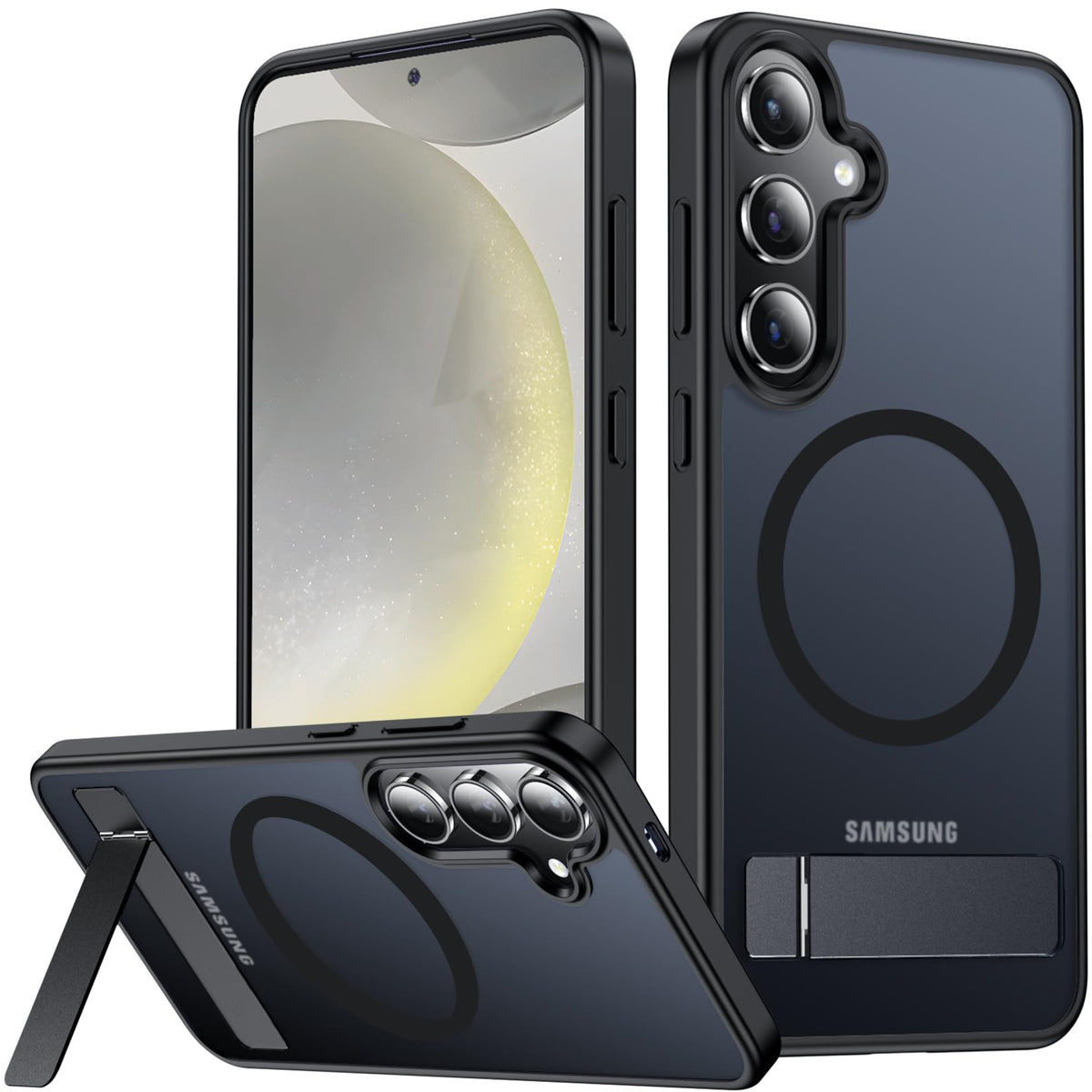 SPIDERCASE for Samsung Galaxy S26 Ultra Case,Built-in Stand,Clear