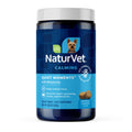 NaturVet Quiet Moments Calming Dog Supplement, Dog Soft Chews with Melatonin to Help Reduce Stress from Storms, the Vet, Fireworks, and Travel, Bacon and Chicken Flavored Pet Supplement, 70 Count Jar