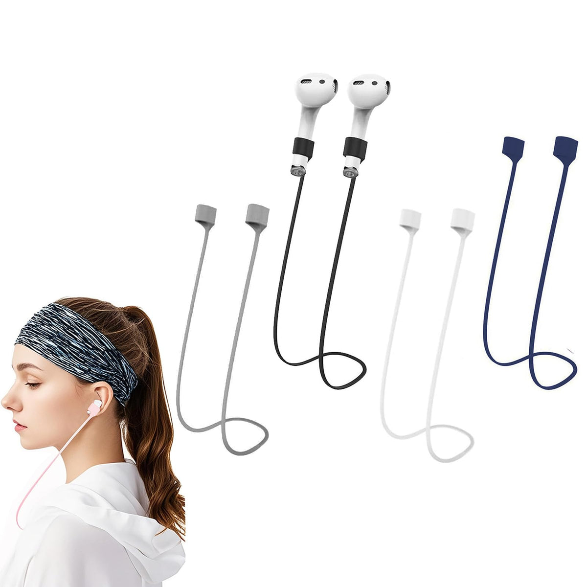 Ultra Strong Magnetic Airpod Pro Strap Anti-Lost Cord Sports Lanyard