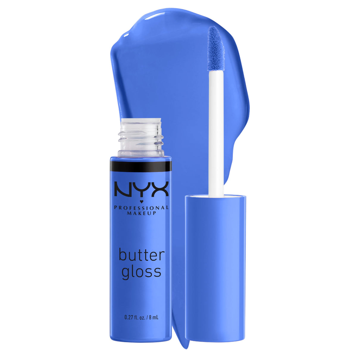 NYX PROFESSIONAL MAKEUP Butter Gloss, Non-Sticky Lip Gloss - Sugar Glass (Clear), Pack Of 3