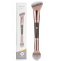 KINGMAS Foundation Brush, Dual-Ended Angled Concealer Makeup Brush