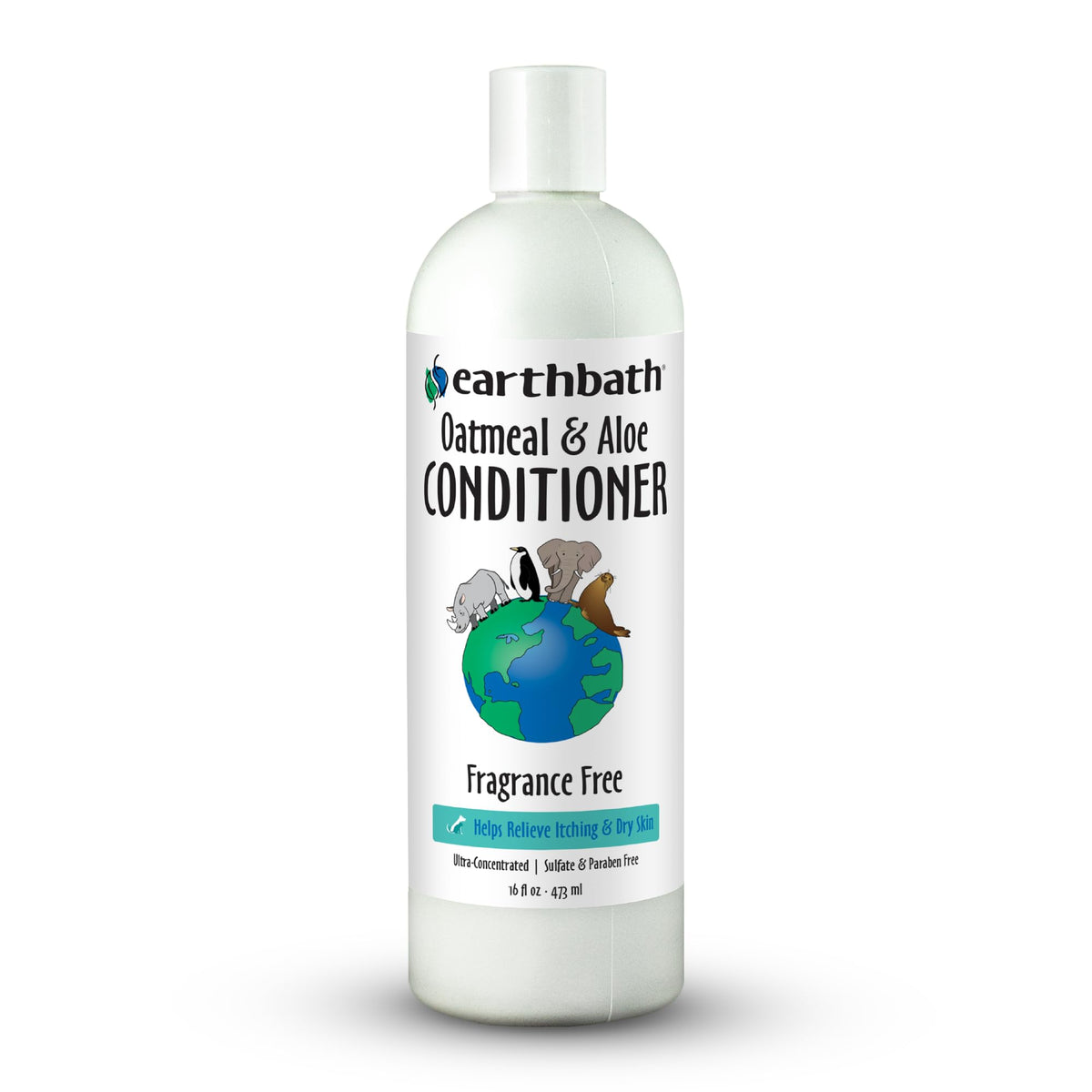 earthbath, Oatmeal & Aloe Conditioner - Dog Conditioner for Allergies & Itching, Dry Skin, Dog Wash that Helps Detangle & Relieve Itching, Made in USA, Cruelty Free Pet Conditioners - 16 Oz (1 Pack)