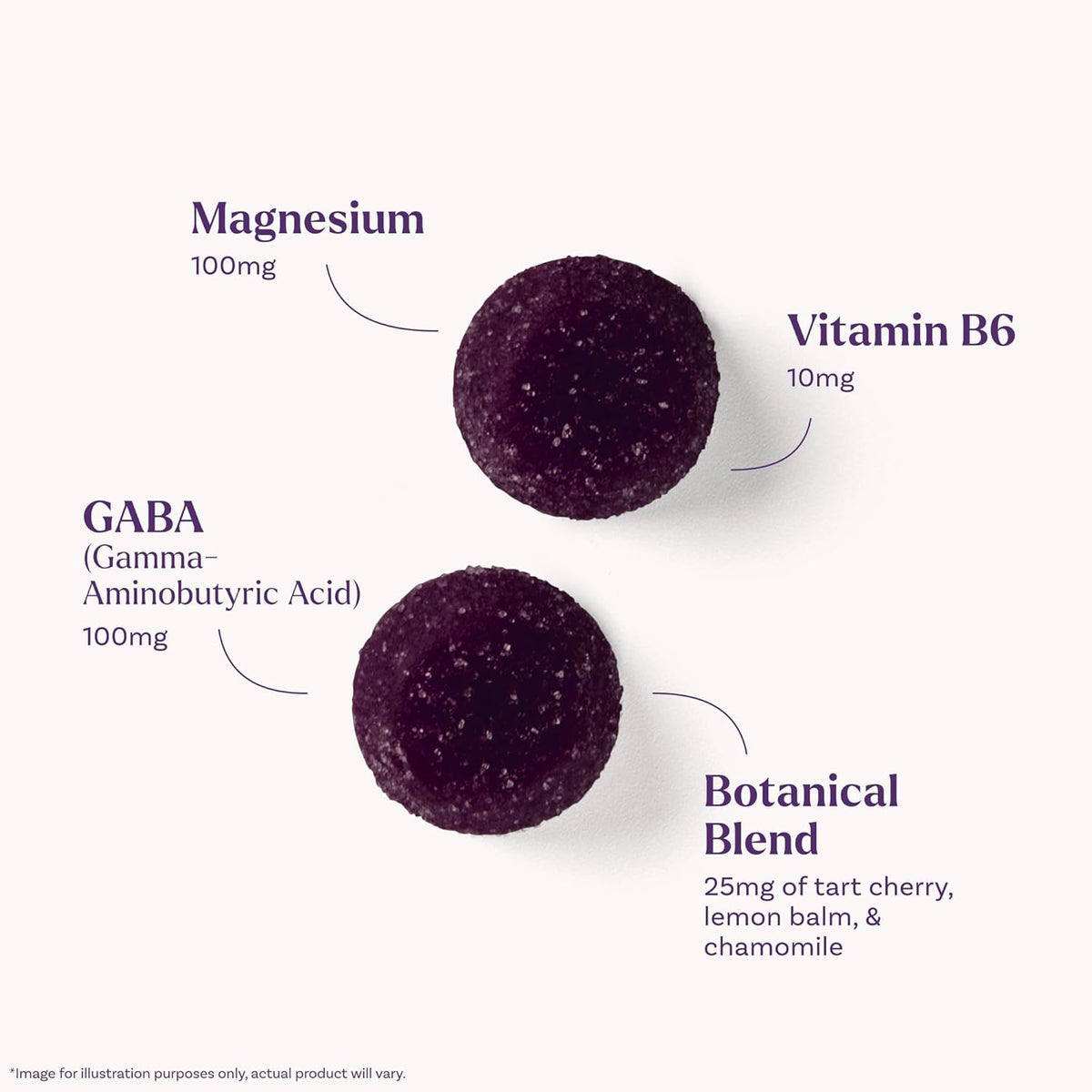 Natrol Sleep & Restore Magnesium Glycinate Blend Gummies, Cherry, 60 Count | Melatonin-Free, Nightitme Sleep-Aid for Adults, Calm Magnesium Glycinate with GABA, Botanical Blend, 100% Drug-Free