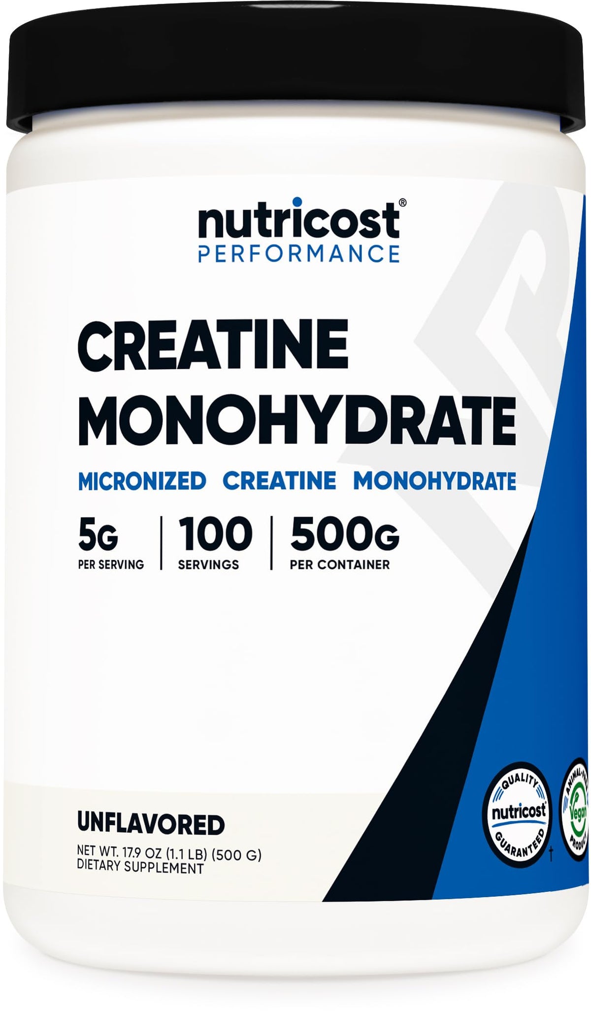 Nutricost Creatine Monohydrate Micronized Powder (1 KG) | Pure Creatine Monohydrate