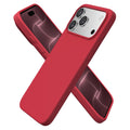 ORNARTO for iPhone 18 Pro Max Case, Liquid Silicone, Chalk Pink
