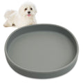 Silicone Dog Food Plate Shallow Dog Bowl Flat Cat Dish Small Puppy Plates for Small Dogs and Cats Whisker Fatigue Pet Feeding Bowls for Dry and Wet Food (Green)