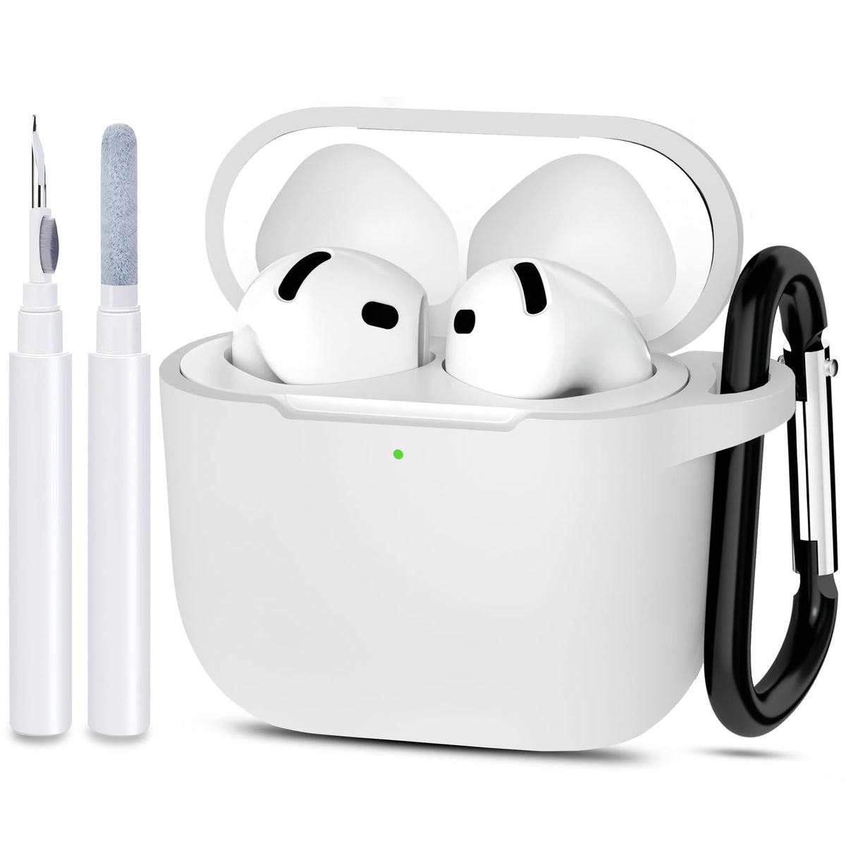 for AirPods 4/5 Case Cover with Cleaner kit, Midnight Blue