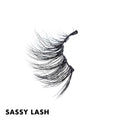 MoxieLash Sassy Kit - Mini Liquid Magnetic Eyeliner for Magnetic Eyelashes - No Glue & Mess Free - Fast & Easy Application - Set of Sassy Lashes & Instruction Card Included (Sassy Lash Kit)