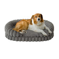 BALANCE Cat Beds for Indoor Cats, Washable Round Cat Bed, Cute Kitten Bed with Anti-Slip Bottom for Kitty and Puppy, 18 Inches, Goat