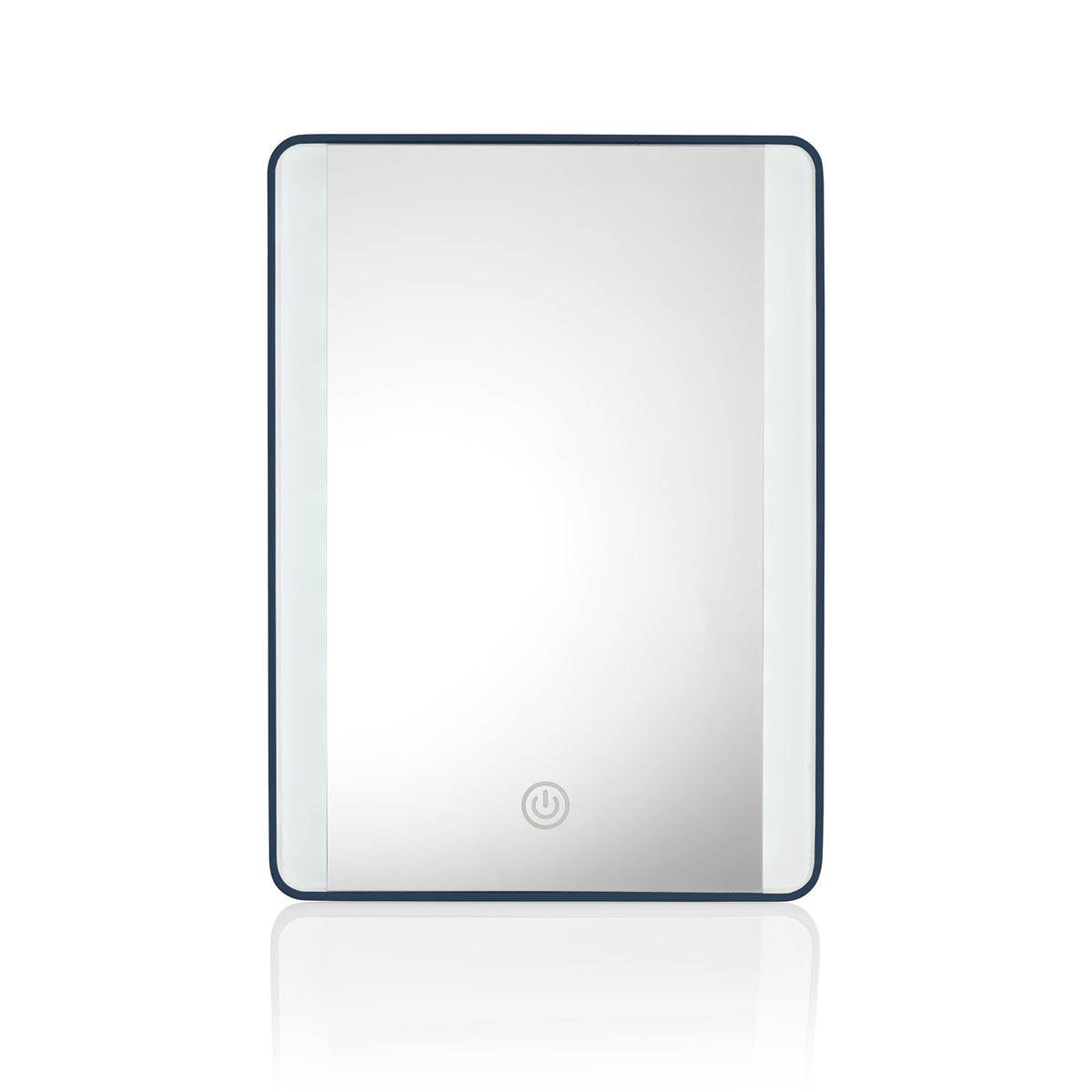 Conair Lighted Makeup Mirror, LED Vanity Mirror, 1X/5X Magnifying Mirror, Foldable with Case, Battery Operated and Rechargeable in White