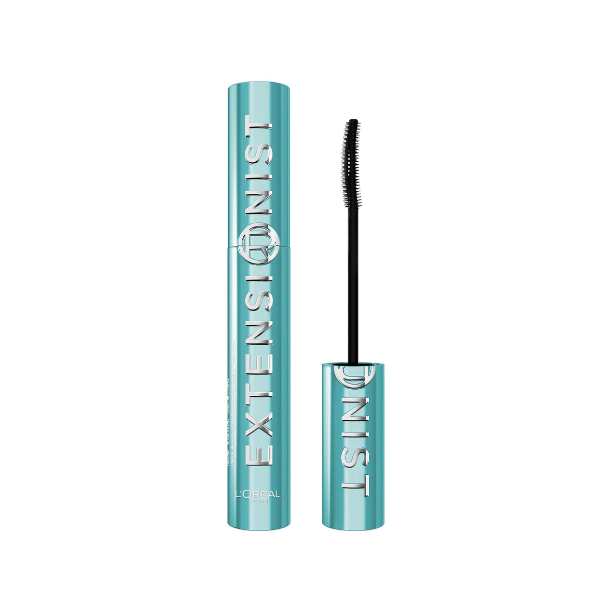 L'Oreal Paris Extensionist Mascara, Lengthening, Volumizing, and Curling Formula For a Lash Extension Eye Makeup Look, Washable Blackest Black