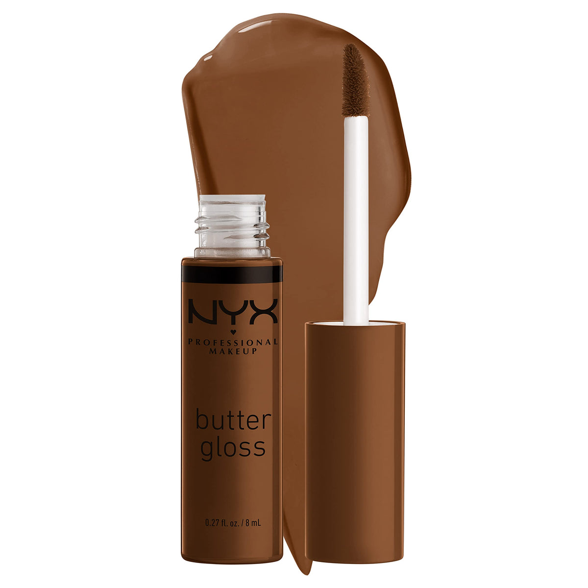 NYX PROFESSIONAL MAKEUP Butter Gloss, Non-Sticky Lip Gloss - Sugar Glass (Clear), Pack Of 3