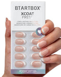 BTArtbox Press On Nails, Liquid Radiance, Medium Almond, Cat Eye, 32Ct | Lamp-Curable 4-Week Wear, Salon-Quality Natural Nails, 10-Minute Easy Daily Application, 16 Sizes, All-in-One Complete Kit