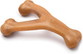Benebone Wishbone Chew Toy for Aggressive Chewers, Pumpkin Spice, Small