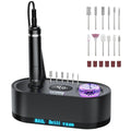 JOSGLOI 40000RPM Electric Nail File Drill Professional Kit, Drill Machine with LCD Display, Manicure Pedicure Polishing Acrylic Gel Nail Grinder for Salon, Home Use