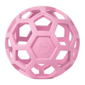 JW Pet Hol-ee Roller Dog Toy Puzzle Ball, Natural Rubber, Large (5.5 Inch Diameter), Colors May Vary