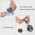 Cat Self Groomer with Catnip Pouch,Cats Corner Grooming for Kitten