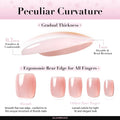 GLAMERMAID Cherry Red Press on Nails Medium Almond, Handmade Jelly Soft Gel Dark Red Glue on Nails Stiletto, Burgundy Emo Fake Nails Short Oval, Reusable Acrylic Stick on False Nails Kit for Women