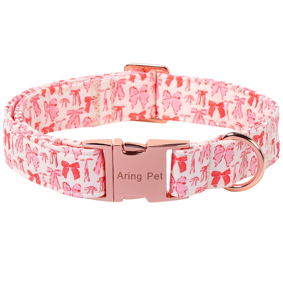 ARING PET Fall Dog Collar-Cotton Maple Leaves Dog Collar for Small Dogs, Adjustable Lightweight Dog Collars with Quick Release Buckle for Small Medium Large Dogs