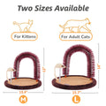 Happi N Pets Large Cat Self Groomer, Heavy Scratching Pad With Mouse Toy