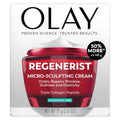 Olay Face Moisturizer, Regenerist Micro-Sculpting Cream for Women, Fragrance-Free - Anti-Aging, Anti-Wrinkle, Firming Skin Care - Triple Collagen Cream, Peptide, Hyaluronic Acid, Niacinamide, 2.6oz