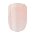 Kiss Impress No Glue Mani Press On Nails, Heroic, Bare French Manicure Kit, 30 Light Neutral + White, Squoval Short Nails with IMPROVED Adhesive, Includes Prep Pad, Manicure Stick & Mini File