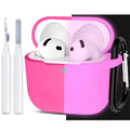for AirPods 4/5 Case Cover with Cleaner kit, Midnight Blue