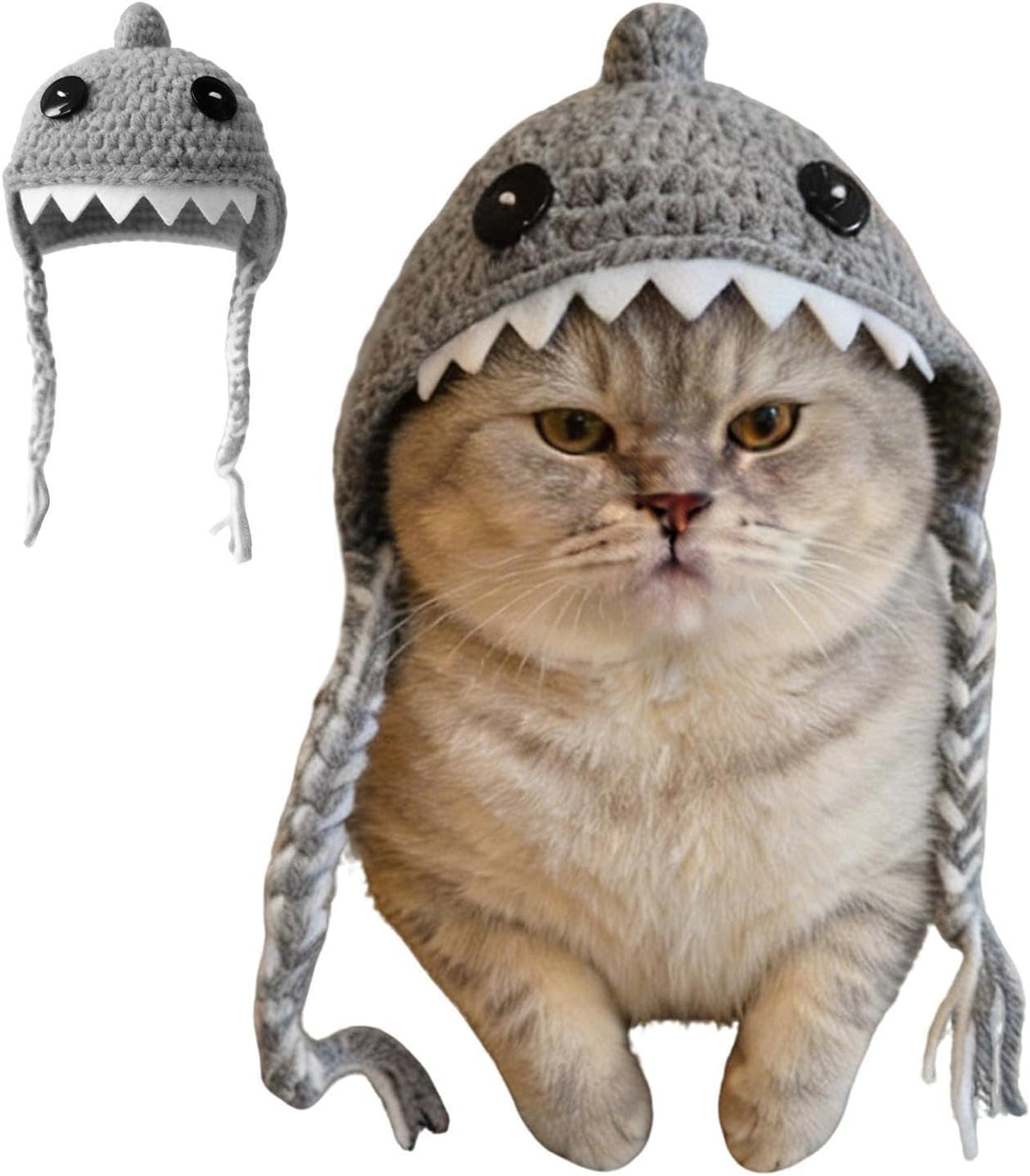 Cat Hat Cute Shark Shape Puppy Headwear