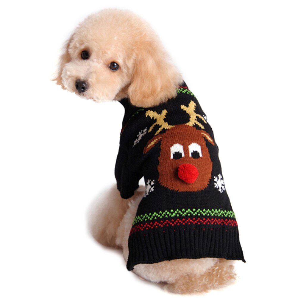 Dog Snow Sweater - Snowman Holiday Xmas Christmas Pet Clothes for Small Dog and Cat (Snowman, S)