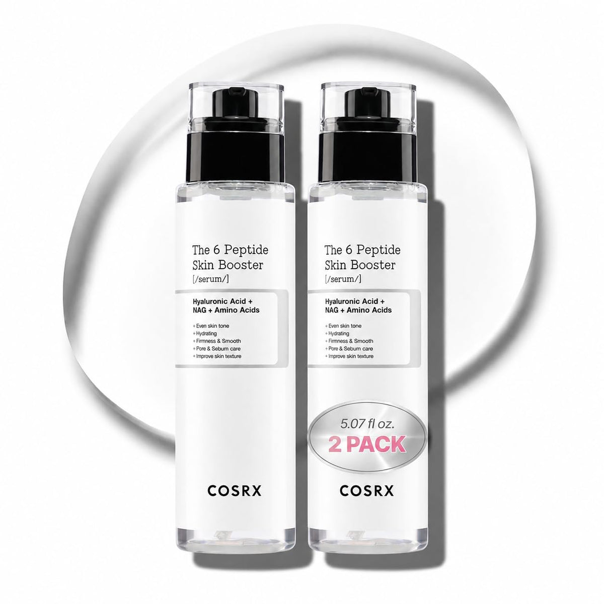 COSRX 6X Peptide Collagen Skin Booster Toner Serum for Dull & Uneven Skin, Preps Skin with Copper Peptides, GHK-Cu, Skin Renewal Boosting Facial Essence, Korean Skin Care, 5.07 oz