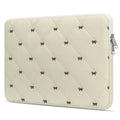 14 Inch Lightweight Bow Puffy Laptop Sleeve Case Laptop Bag for Girl