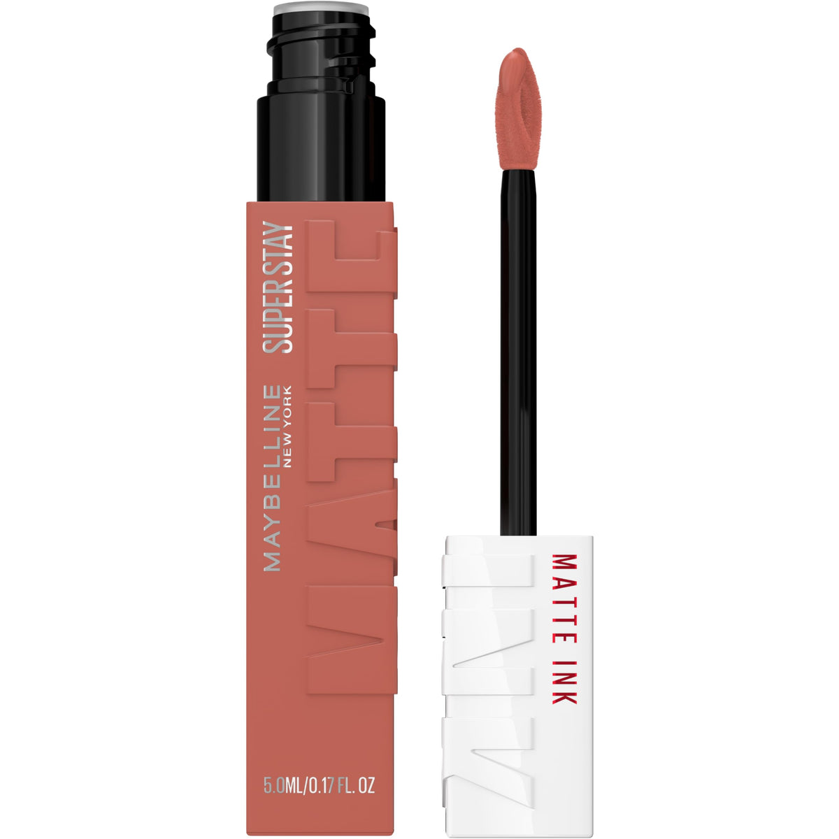Maybelline Super Stay Matte Ink Liquid Lipstick Makeup, Long Lasting High Impact Color, Up to 16H Wear, Composer, Cherry Brown, 1 Count, Packaging May Vary