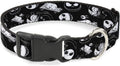 Cat Collar Breakaway Nightmare Before Christmas Jack Scary Teddy Killer Duck 8 to 12 Inches 0.5 Inch Wide
