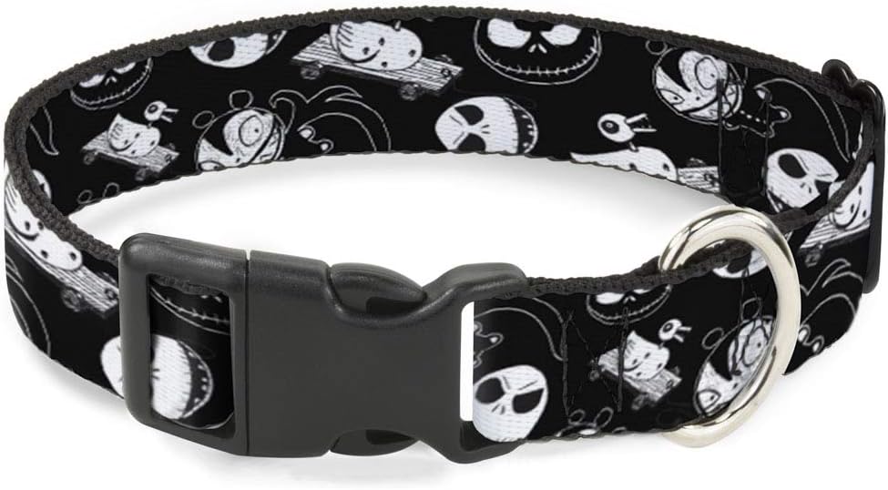 Cat Collar Breakaway Nightmare Before Christmas Jack Scary Teddy Killer Duck 8 to 12 Inches 0.5 Inch Wide