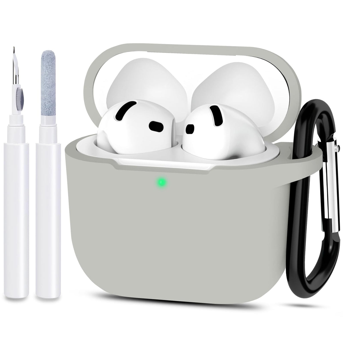for AirPods 4/5 Case Cover with Cleaner kit, Midnight Blue