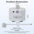 Ultra-Quiet Replacement Pump for Stainless Steel Cat Water Fountains - SMA-800 Motor - Safe and Easy to Clean with Low Voltage DC 5V and USB Cable (Pump) (Side Pump)