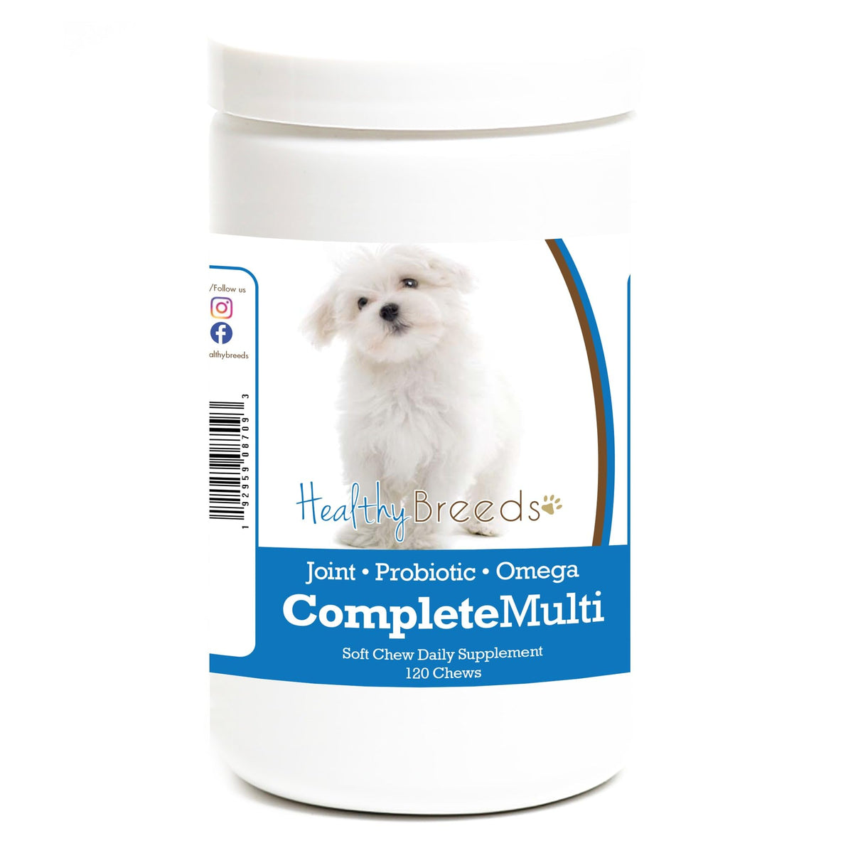 Healthy Breeds French Bulldog All in One Multivitamin Soft Chew 120 Count