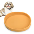 Silicone Dog Food Plate Shallow Dog Bowl Flat Cat Dish Small Puppy Plates for Small Dogs and Cats Whisker Fatigue Pet Feeding Bowls for Dry and Wet Food (Green)