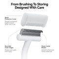 aumuca Dog & Cat Deshedding Brush – Pet Grooming Brush & Undercoat Rake for Long or Short Hair – Dematting Comb for Dogs, Cats, Matted Fur, Kitten, Puppy, Rabbit, Horse