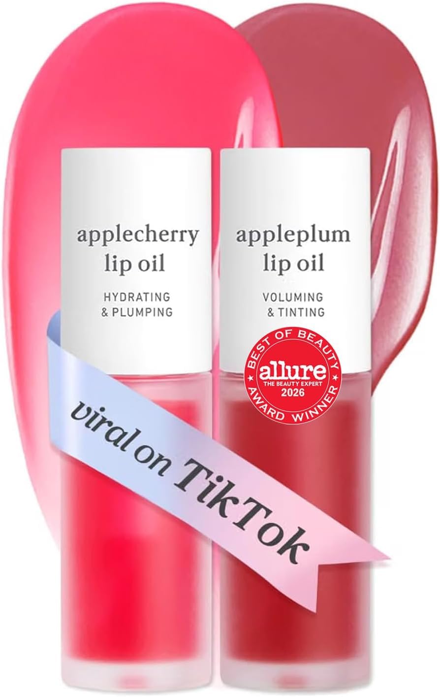 NOONI Korean Lip Oil - Appleberry - pH Color-Changing Plumping Lip Gloss