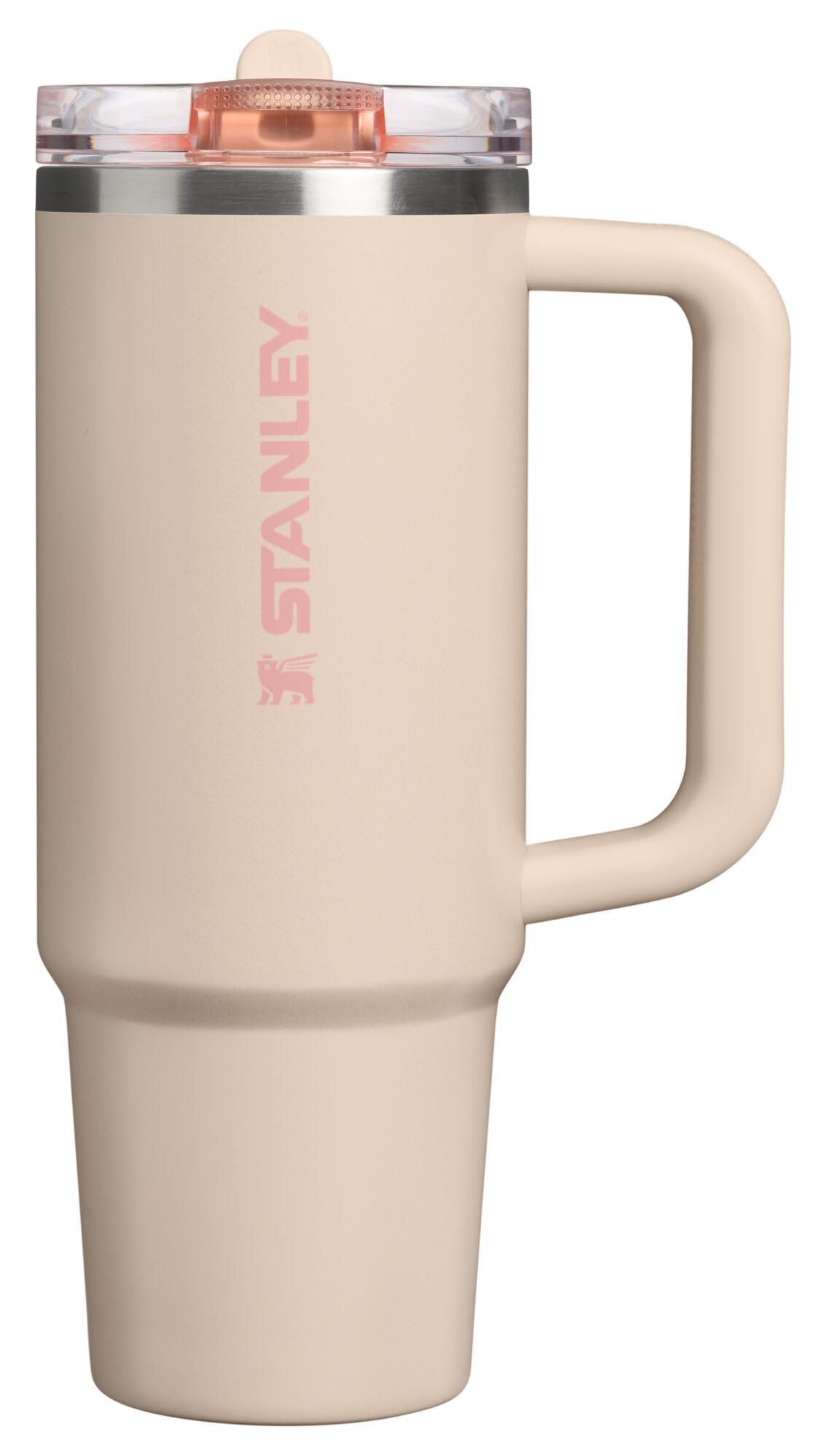 STANLEY Quencher ProTour Flip Straw Tumbler with Leakproof Lid 40 oz | Built-In Straw and Handle | Cup Holder Compatible for Travel | Insulated Stainless Steel Cup | BPA-Free | Black