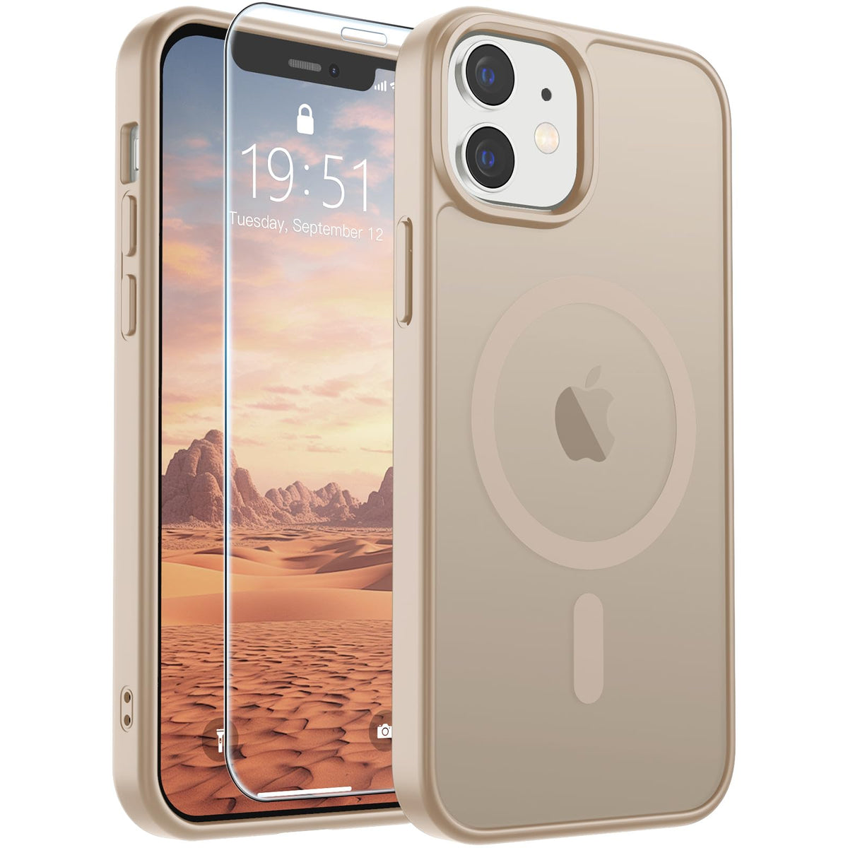 SUPFINE Magnetic for iPhone 13 Case/iPhone 14 Case Black