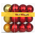 Rose Red 4.0" Large Christmas Balls - Christmas Tree Decoration Ornaments Shatterproof Hanging Balls for Birthday Halloween Holiday Wedding Decorations Set of 4pcs