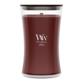 WoodWick Fireside Holiday Candle Gifts for Women and Men, 9.7 oz Medium Hourglass Candle with Crackling Wick