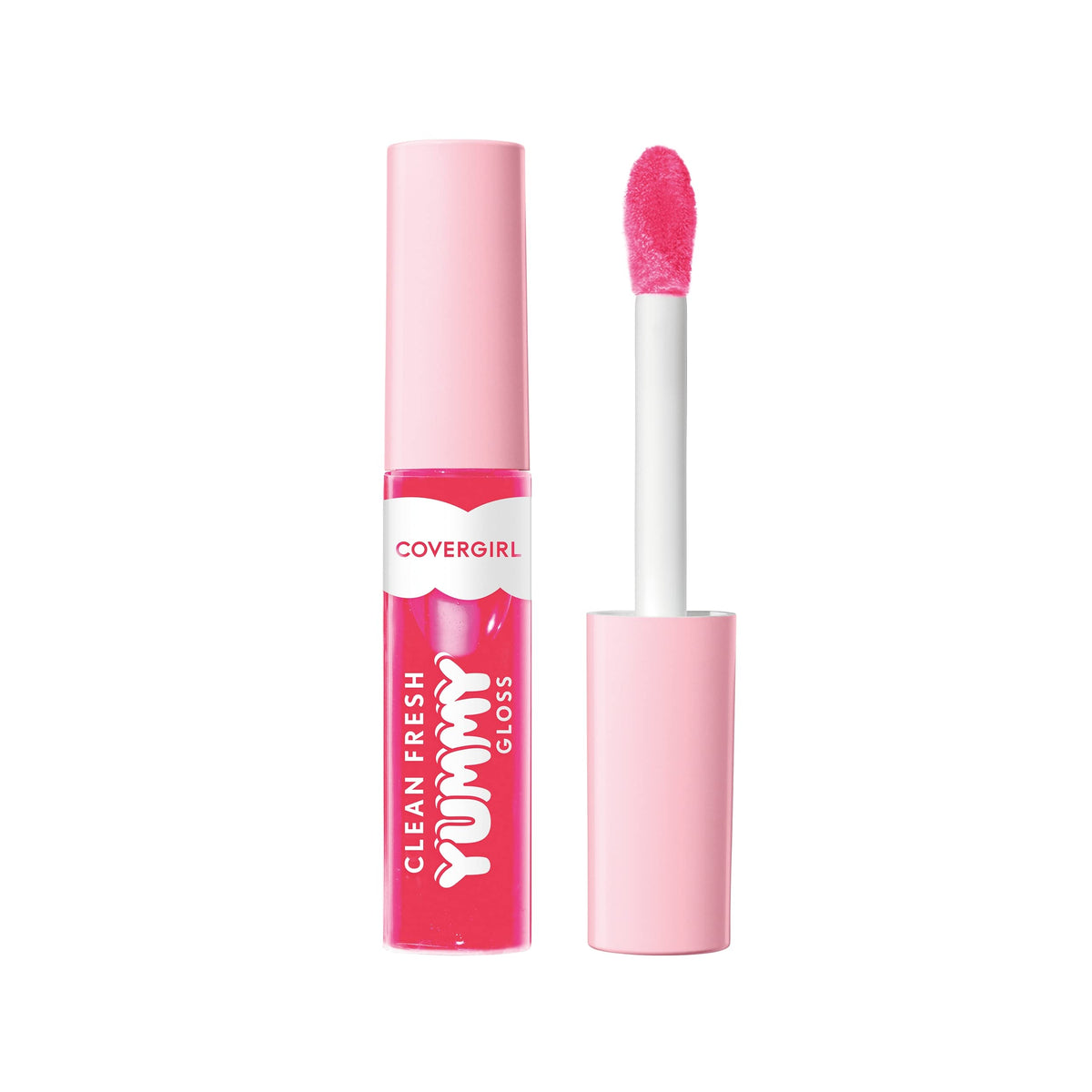 COVERGIRL Clean Fresh Yummy Lip Gloss, Sheer, Natural Scents, Vegan Formula - 120 Sunshine Rays, 0.33 fl oz